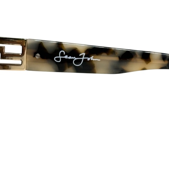 New Sean John Women’s Sunglasses Tortoise Frame. Black, brown & gold. main image 6